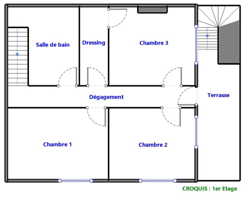 Plan 1er étage